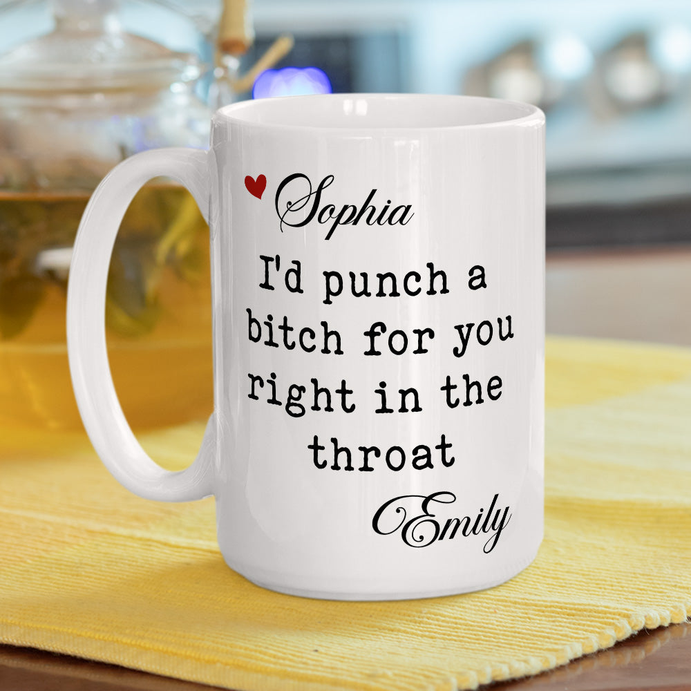 Custom Best Friend, Christmas & Birthday Friendship Keepsake Gift • For My Best Friends - Personalized Coffee Mug