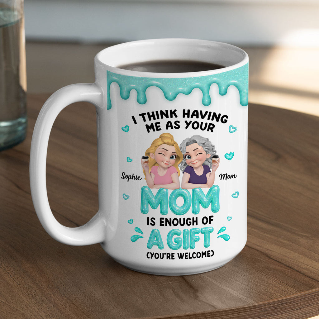 Custom Christmas & Birthday Gift for Daughter • Forever My Girl - Personalized Coffee Mug