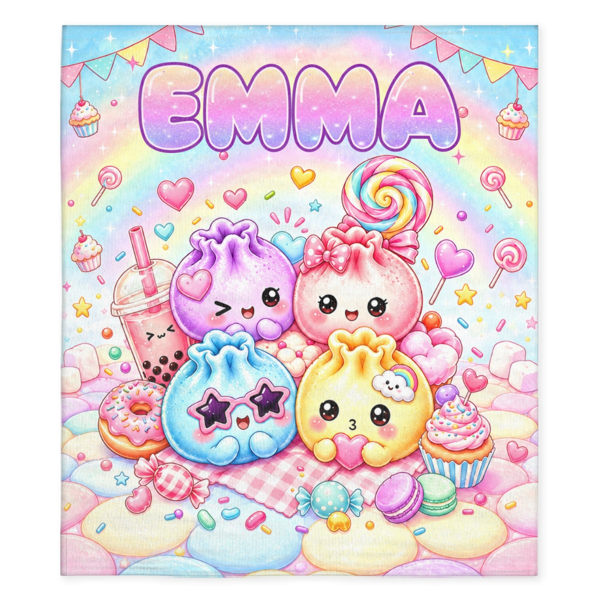 Squishy Adventure - Personalized Fleece Blanket