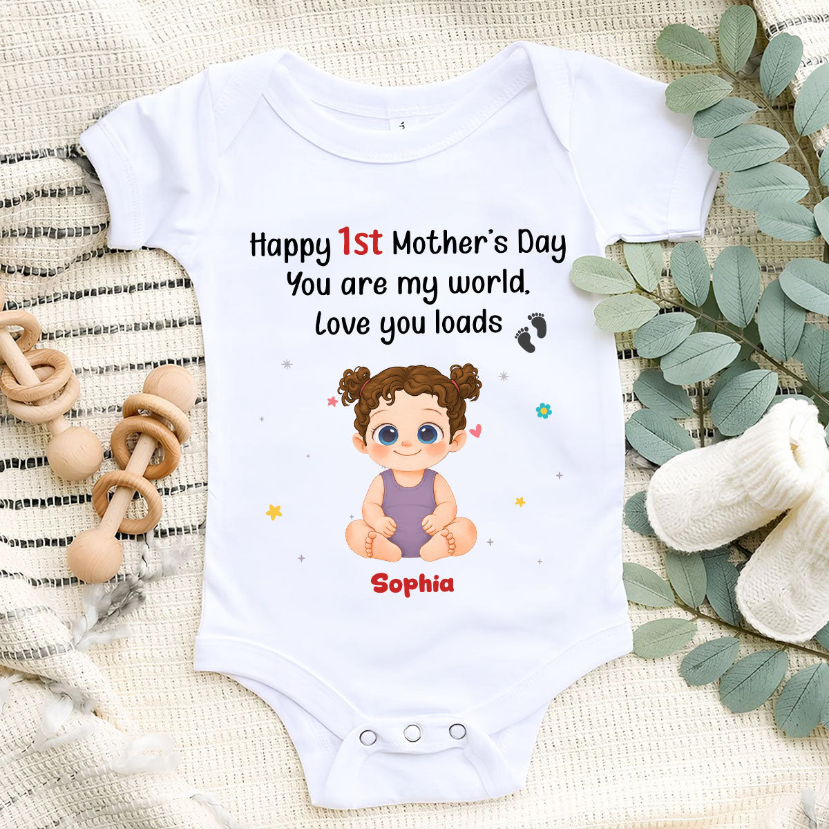 You Are My World - Personalized Baby Onesie