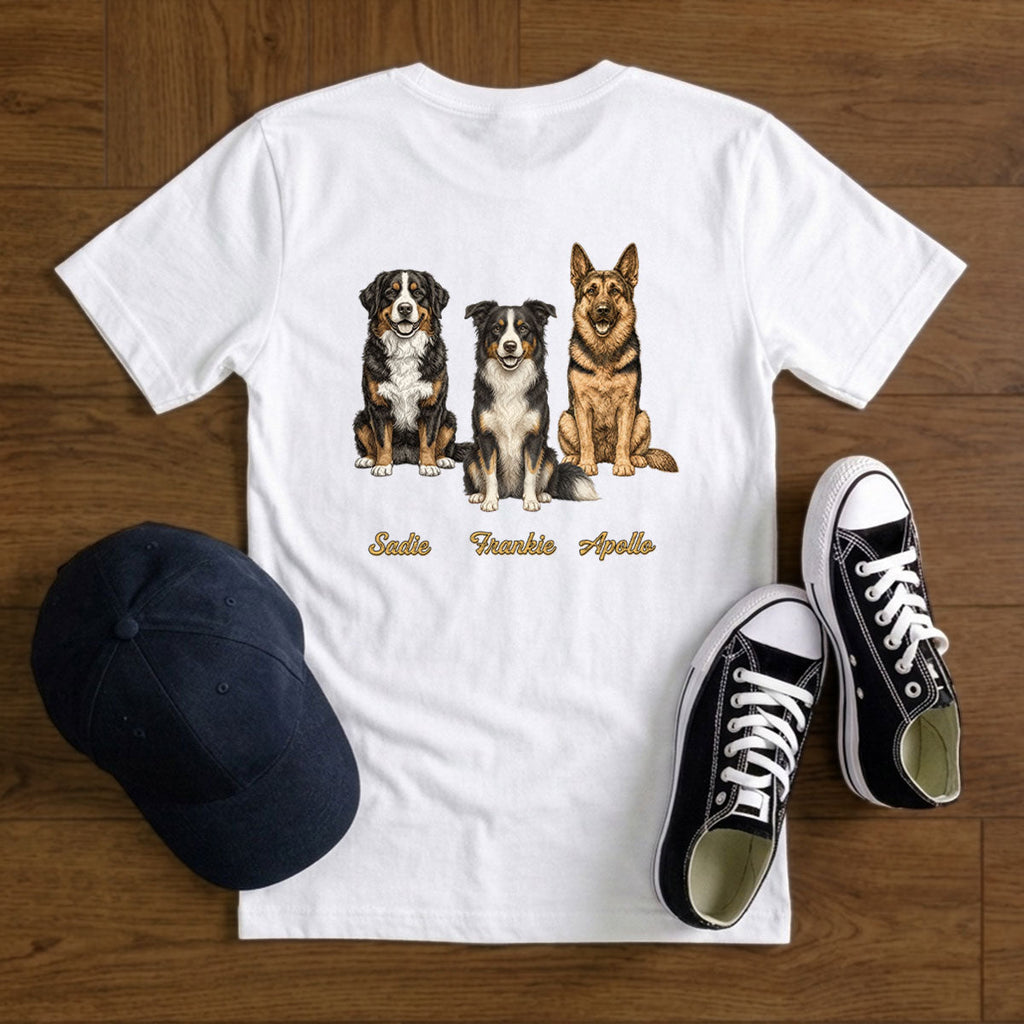 Custom Christmas & Birthday Keepsake Gift • Dog Dad Classic - Personalized Shirt