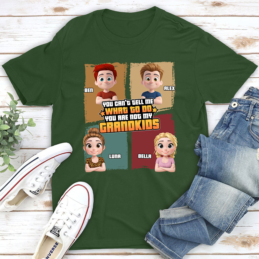 Custom Father's Day, Special Gift for Dad & Grandpa • You Are Not My Kid - Personalized Shirt