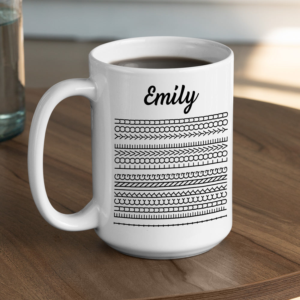 Custom Anniversary Keepsake Gifts For Couple • I Love You Hidden Message - Personalized Coffee Mug