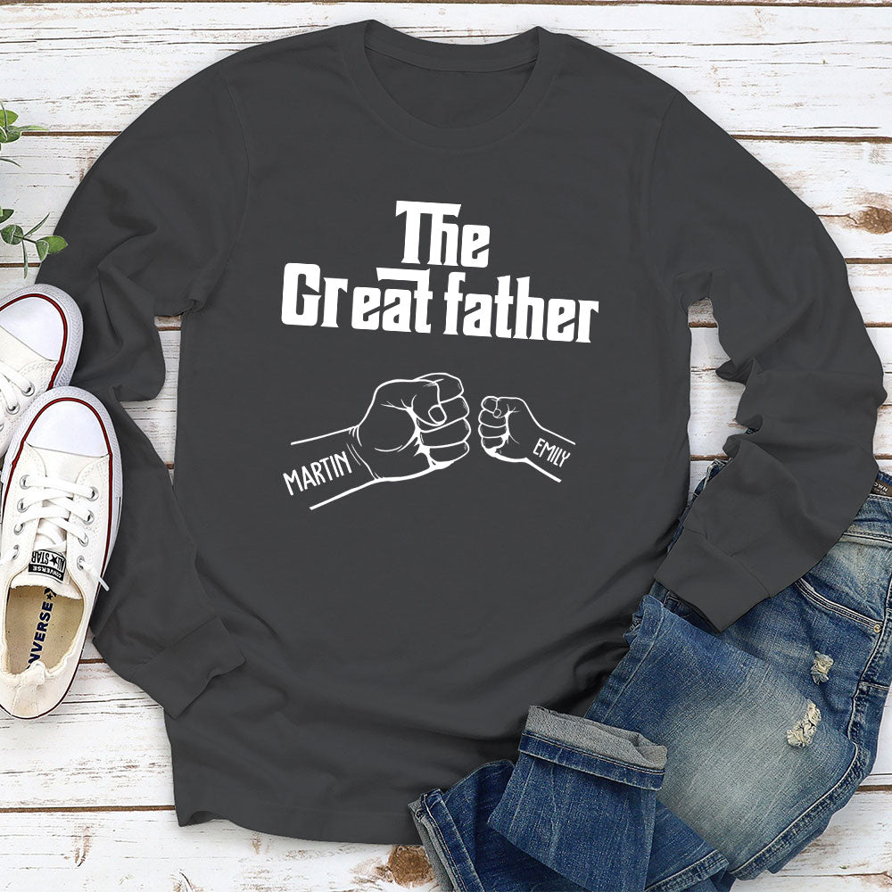 Custom Father's Day, Special Gift for Dad & Grandpa • The Greatfather - Personalized Shirt - Sweatshirt