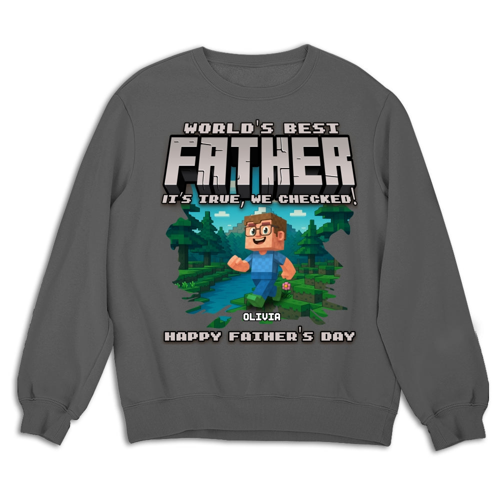 Custom Father's Day, Special Gift for Dad & Grandpa • World Best Grandpa - Personalized Shirt