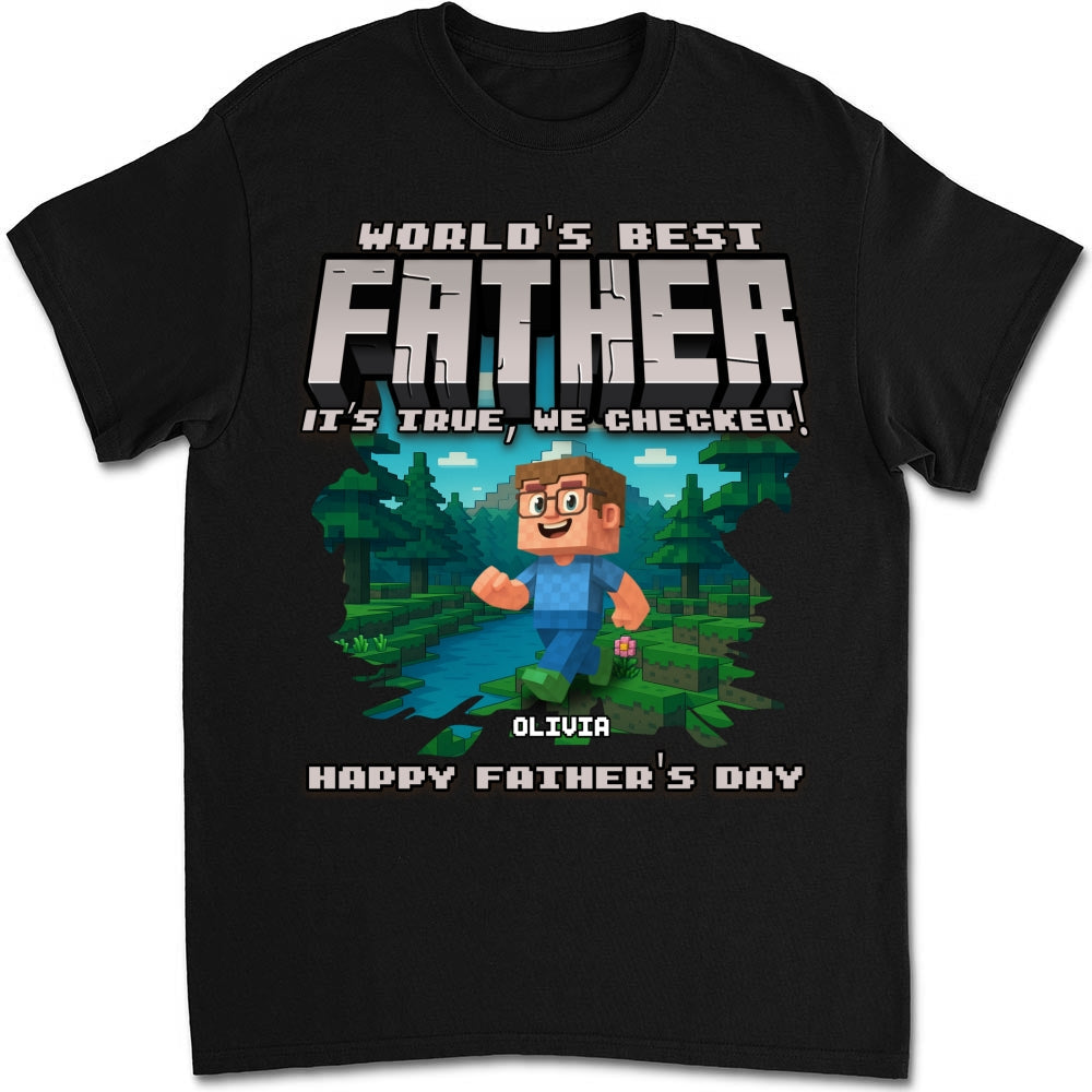 Custom Father's Day, Special Gift for Dad & Grandpa • World Best Grandpa - Personalized Shirt