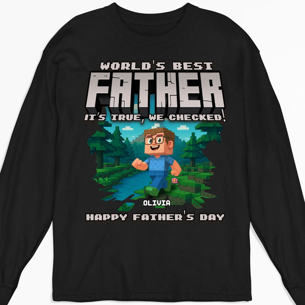 Custom Father's Day, Special Gift for Dad & Grandpa • World Best Grandpa - Personalized Shirt