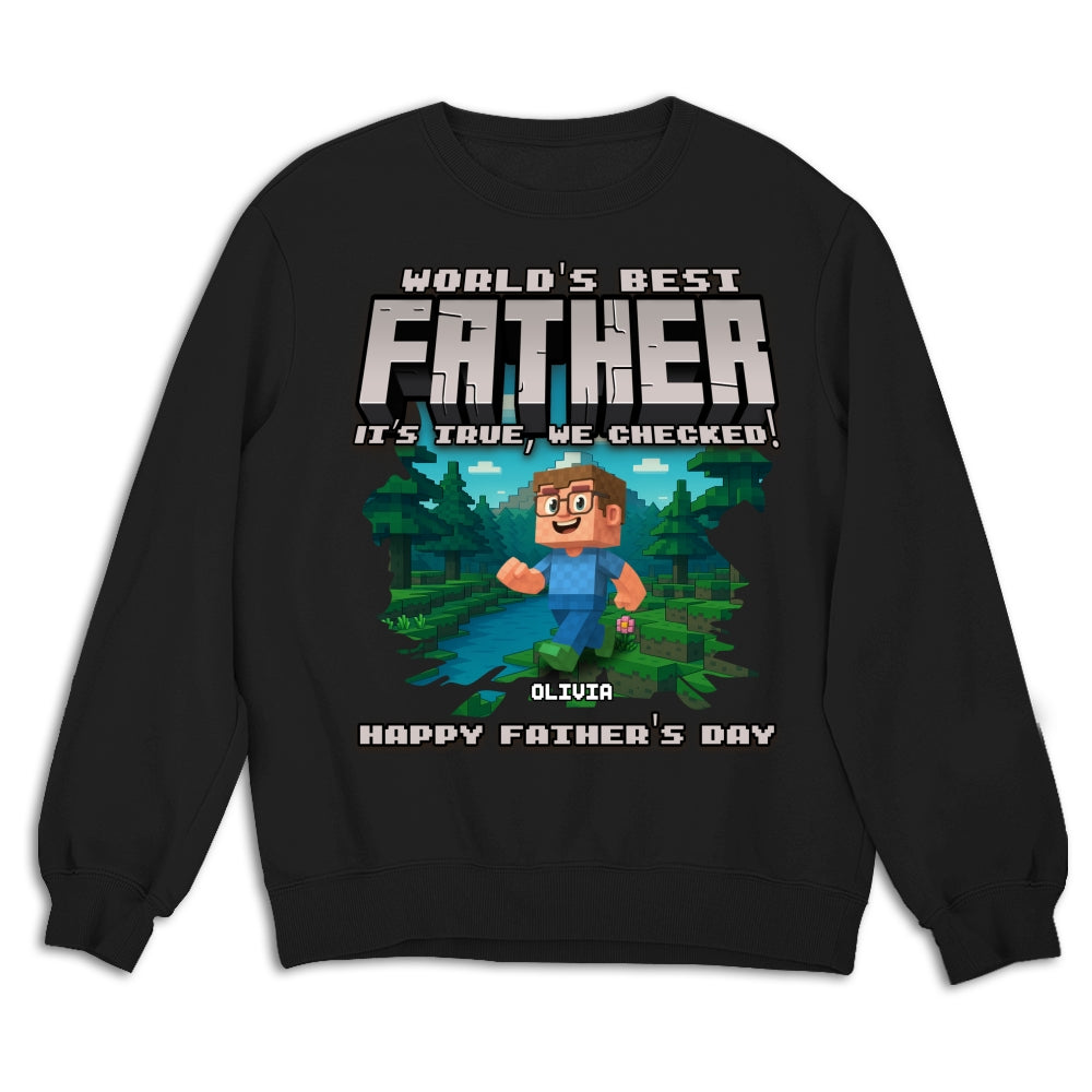 Custom Father's Day, Special Gift for Dad & Grandpa • World Best Grandpa - Personalized Shirt