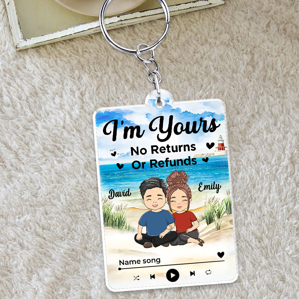 Couple Favorite Song - Personalized Acrylic Keychain