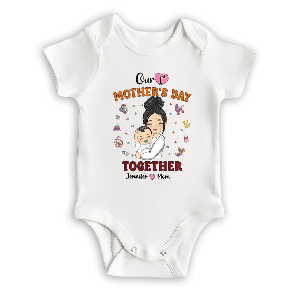 1st Mothers Day Together - Personalized Onesie