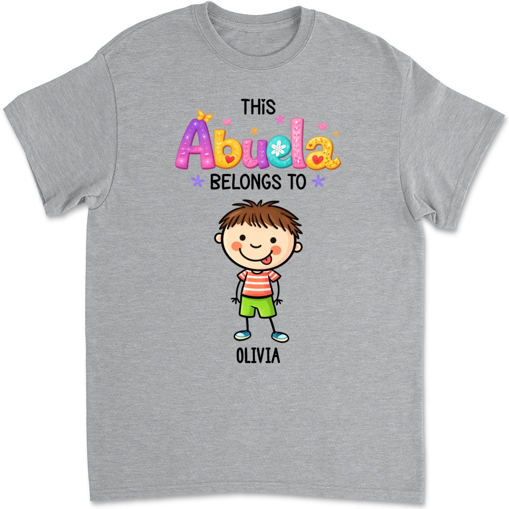 Custom Mother's Day Gift for Mom & Grandma • This Grandma Means The World - Personalized Shirt