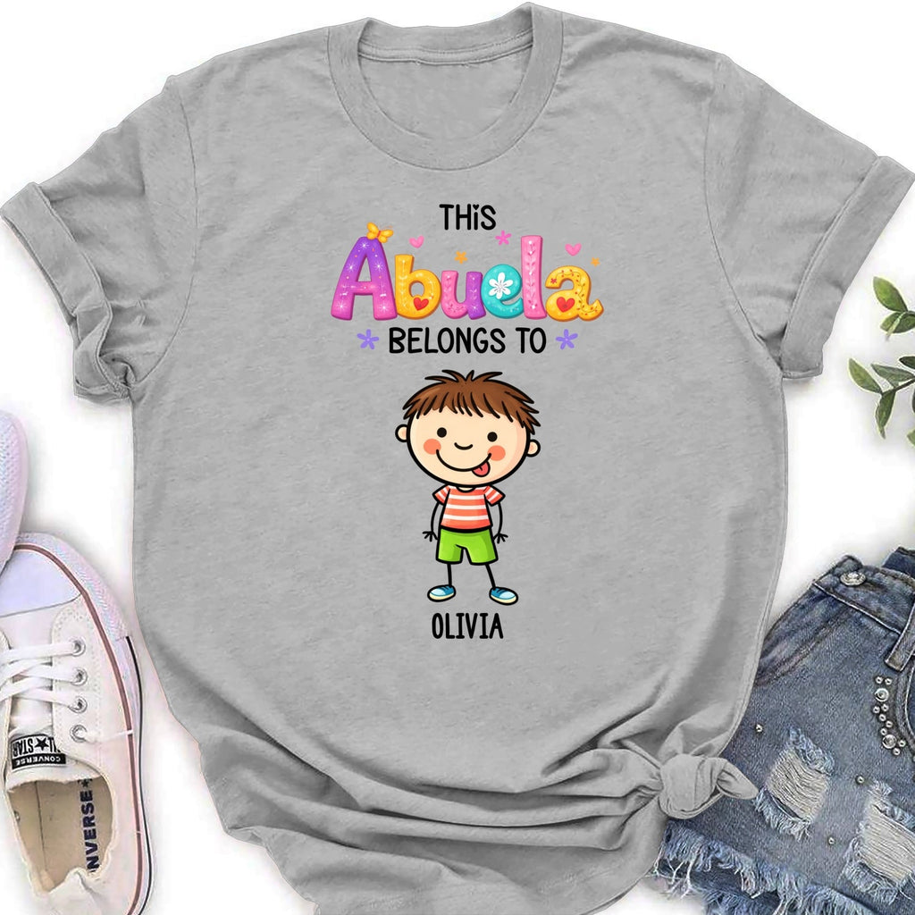 Custom Mother's Day Gift for Mom & Grandma • This Grandma Means The World - Personalized Shirt