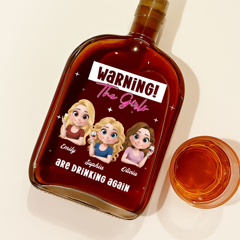 Drinking Alert - Personalized Spirits Decanter