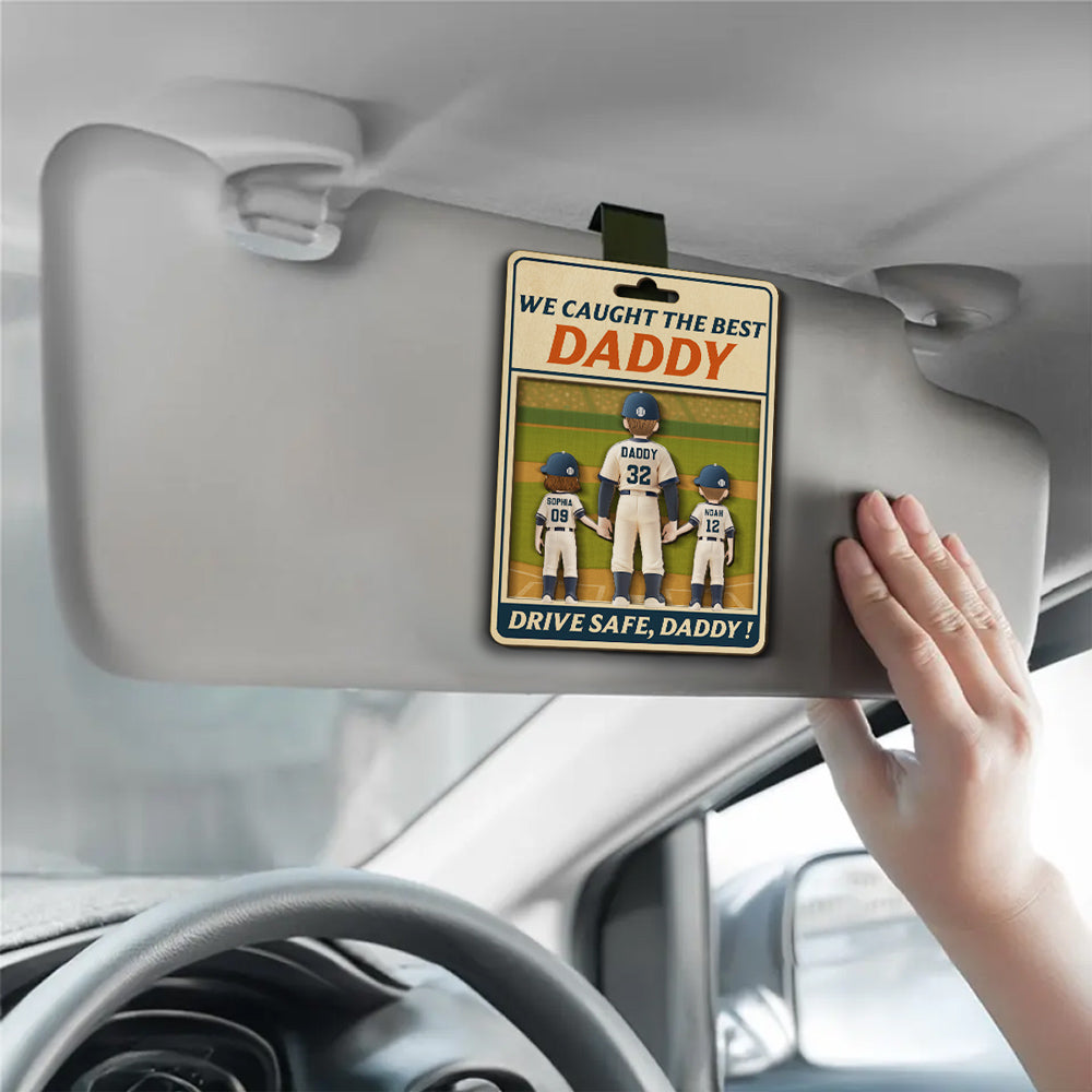The Best Daddy - Personalized Car Visor Clip