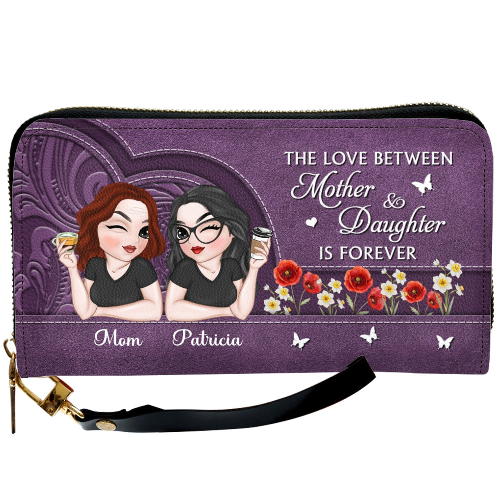 Remember I Love You Mom - Personalized Leather Wallet
