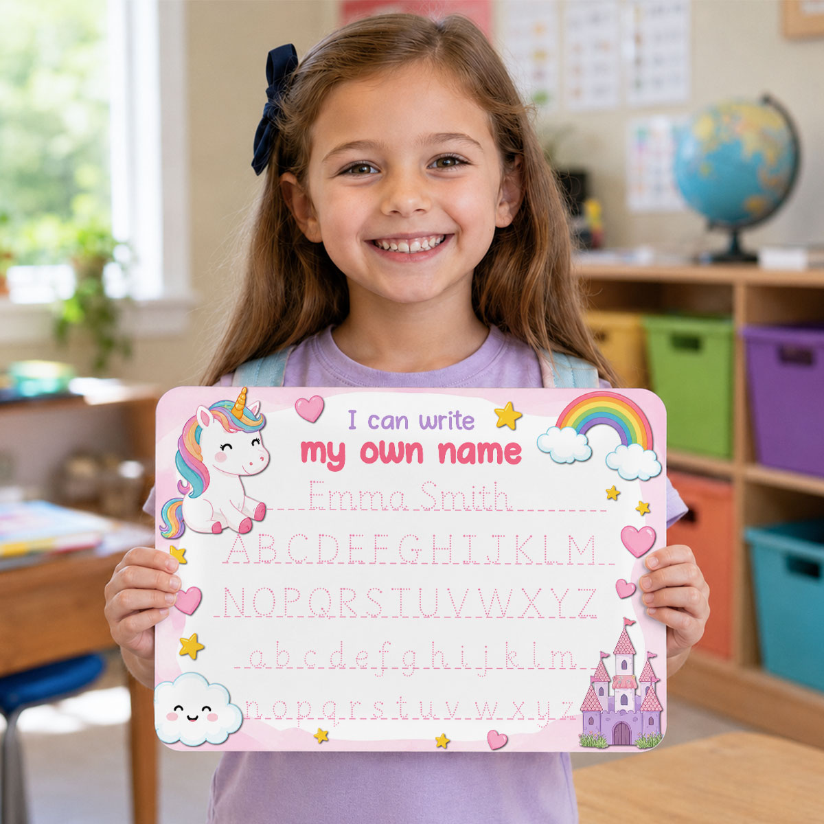 Back To School Ready - Personalized Acrylic Tracing Board