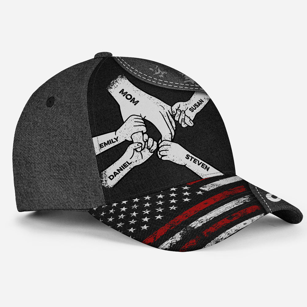 The Power Of Mom Comes From Love - Personalized Classic Cap