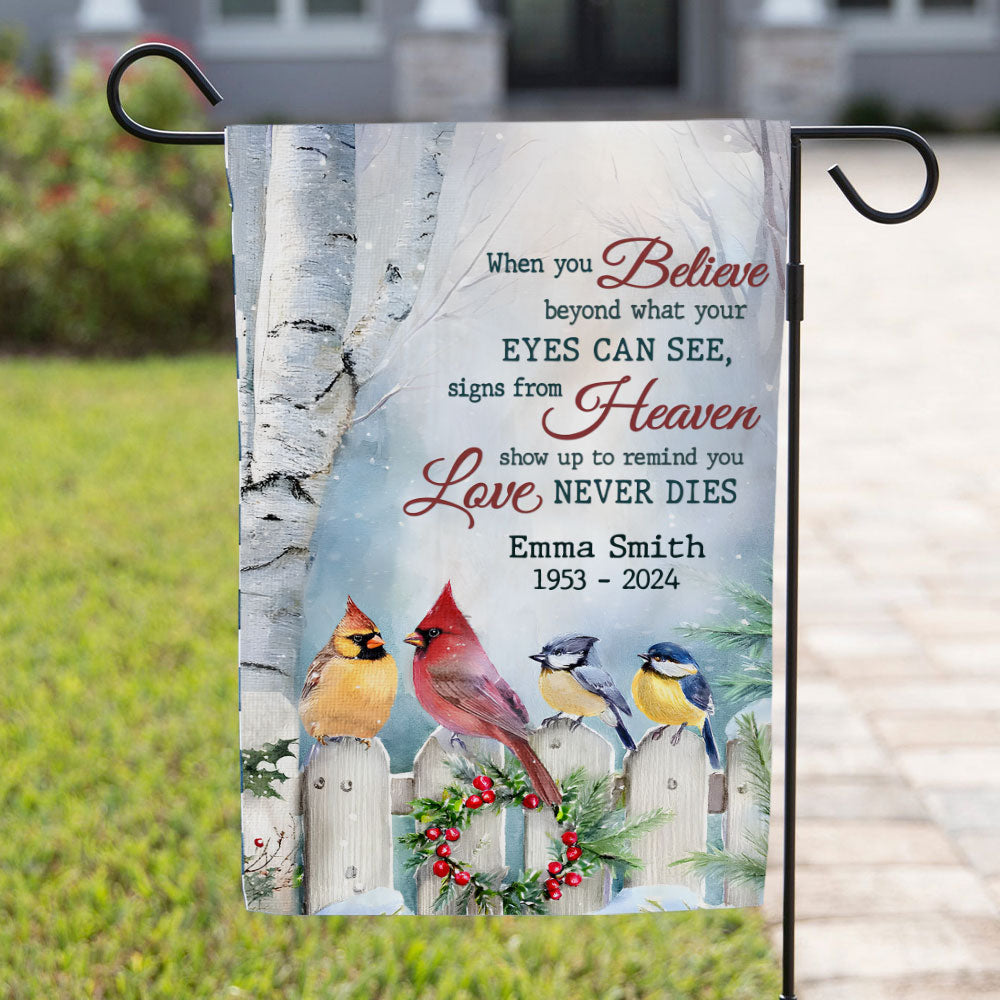 Forever Cherished, Never Forgotten - Personalized Flag
