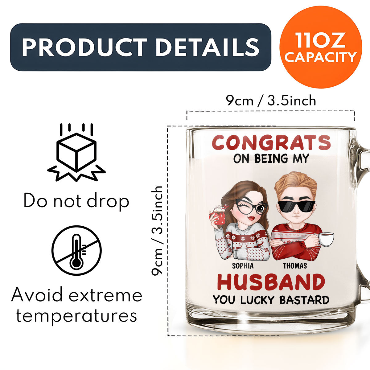 Custom Anniversary Keepsake Gifts For Couple • Still Love you - Personalized Glass Mug