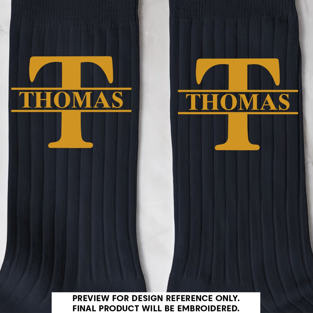 The Man - Personalized Men Socks - Gifts For Groomsmen, Wedding Gifts