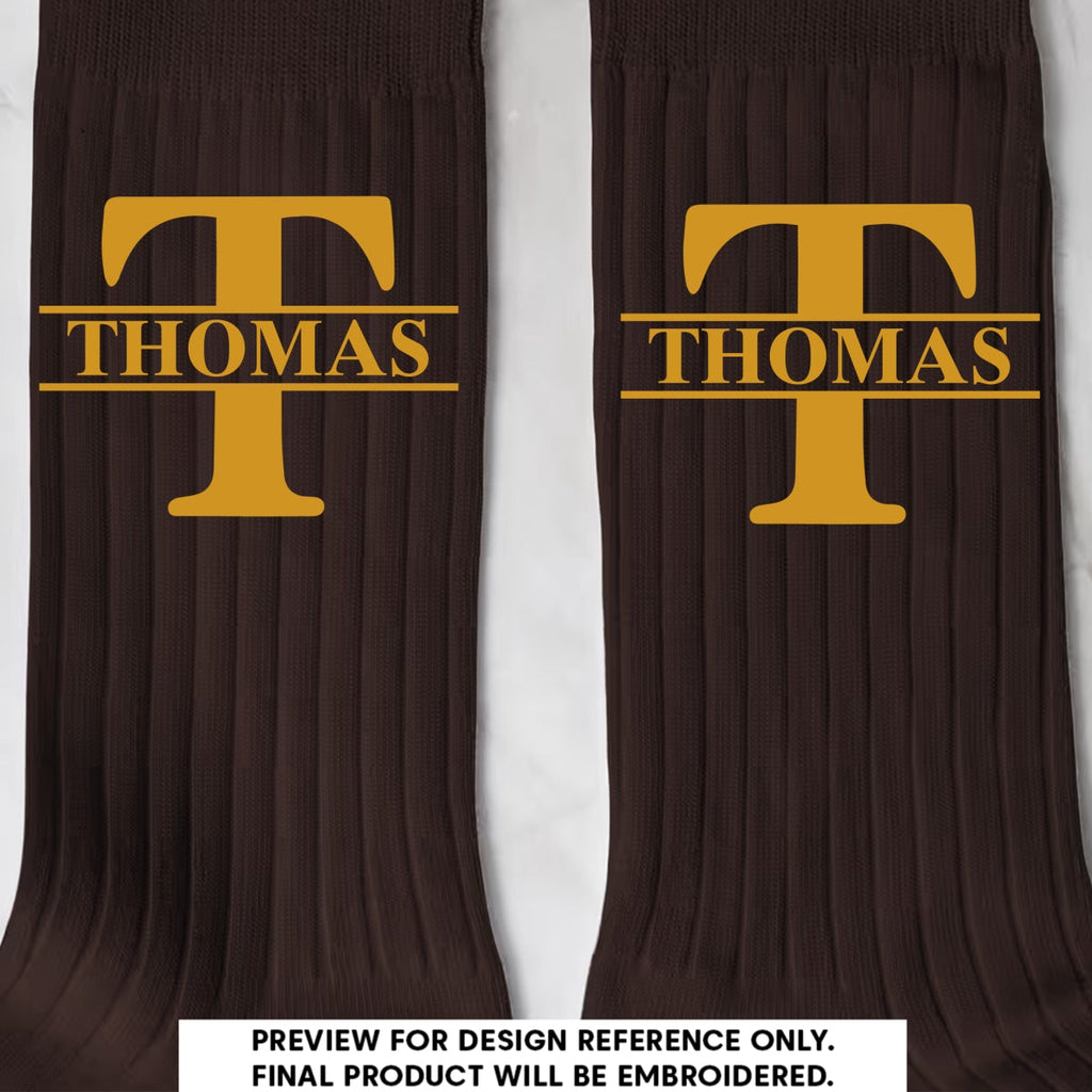The Man - Personalized Men Socks - Gifts For Groomsmen, Wedding Gifts