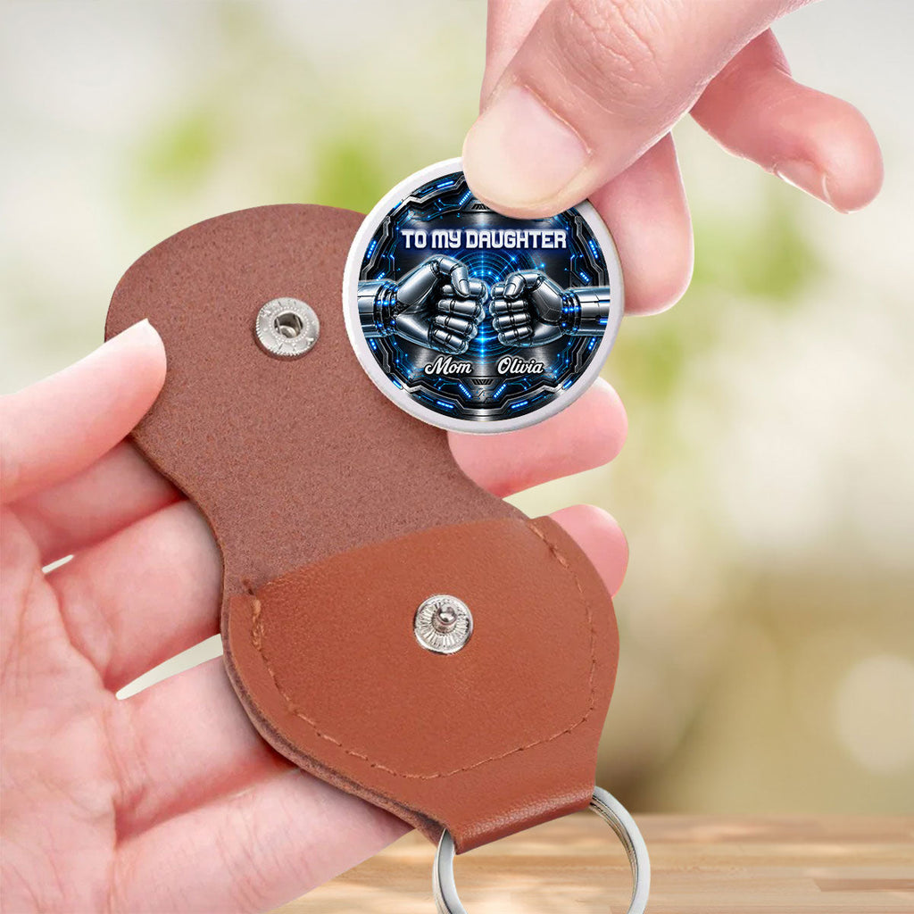 Custom Coin Keychain for Son, Father's Day Birthday Gifts • Stay Strong Trust Yourself - Personalized 3D Printing Pocket Hug