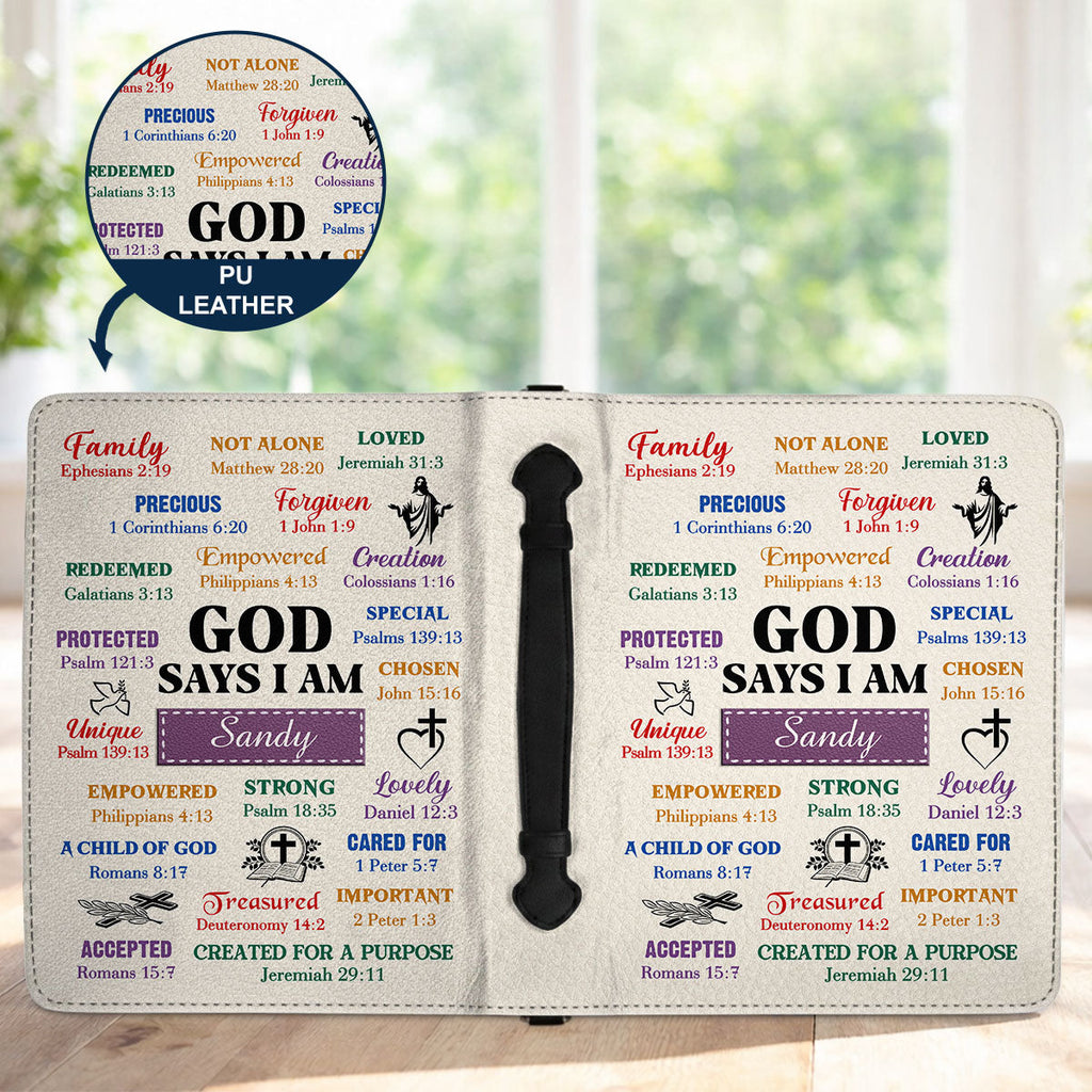 Covered By Grace - Personalized Bible Cover