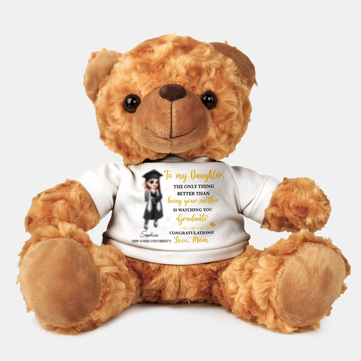 Watching You Graduate - Personalized Cuddle Bear