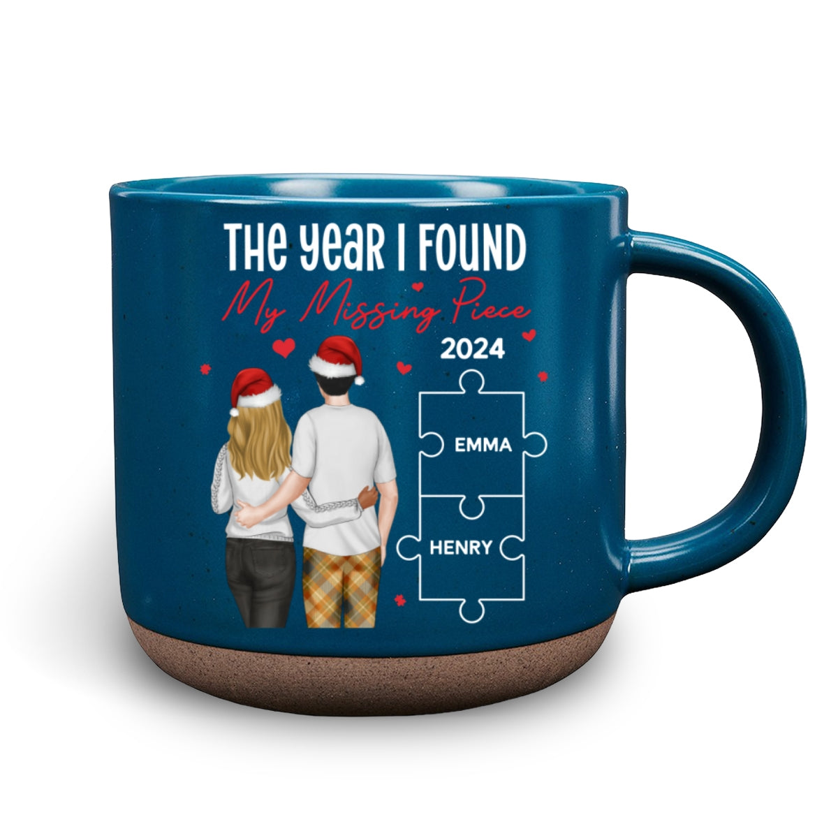 Custom Anniversary Keepsake Gifts For Couple • My Missing Piece - Personalized Pottery Mug