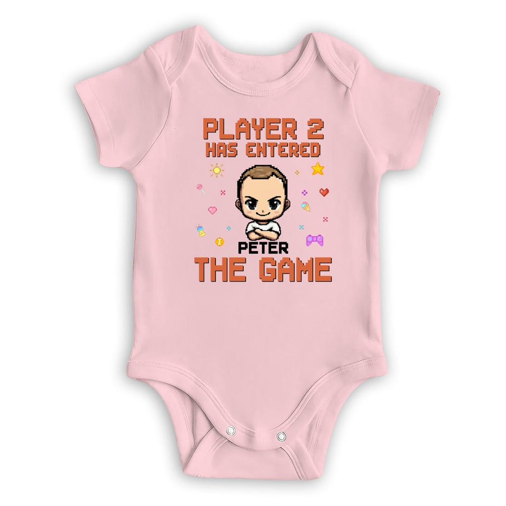 Custom First Father's Day, Christmas Gift for New Dad • Leveled Up - Personalized T-shirt And Onesie