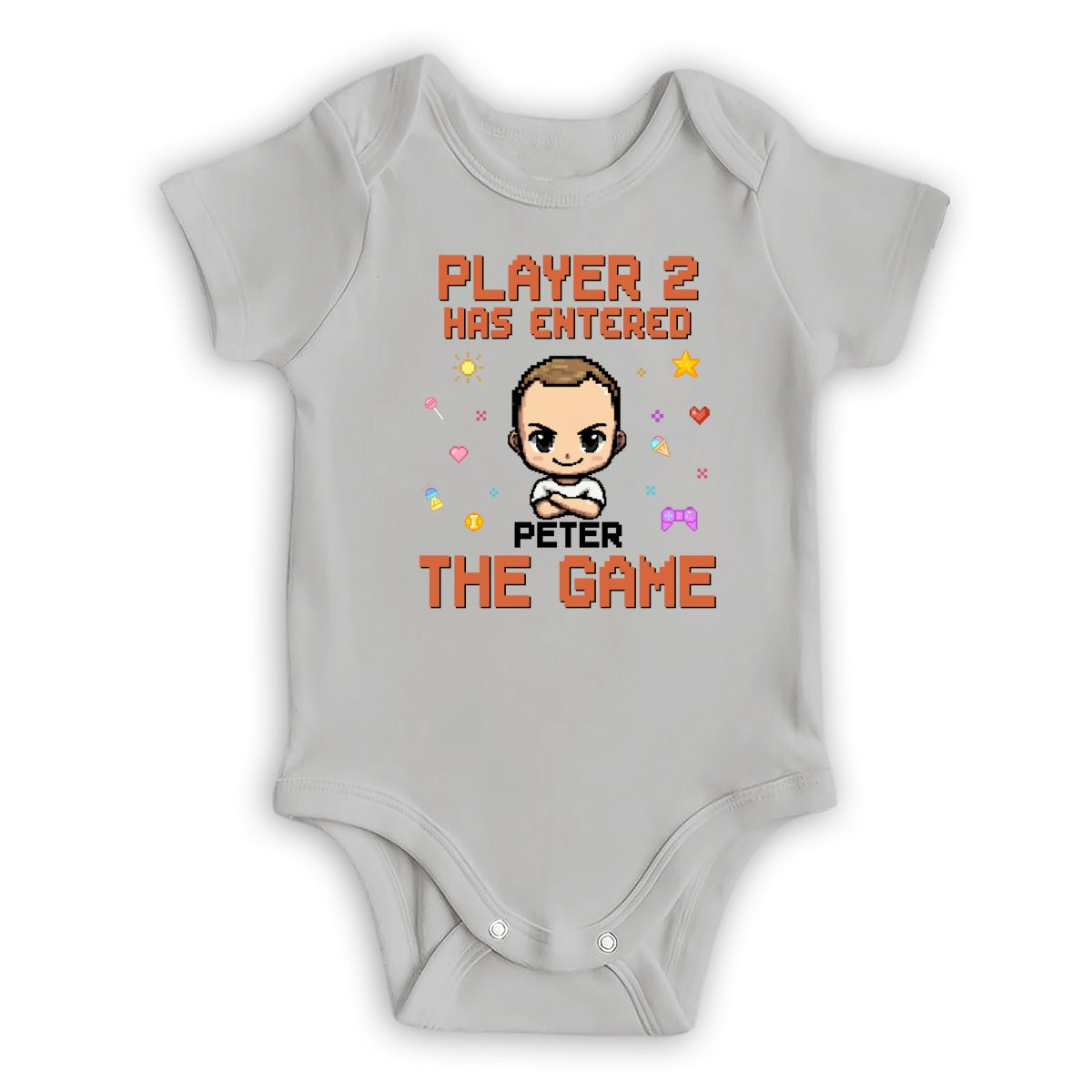 Custom First Father's Day, Christmas Gift for New Dad • Leveled Up - Personalized T-shirt And Onesie