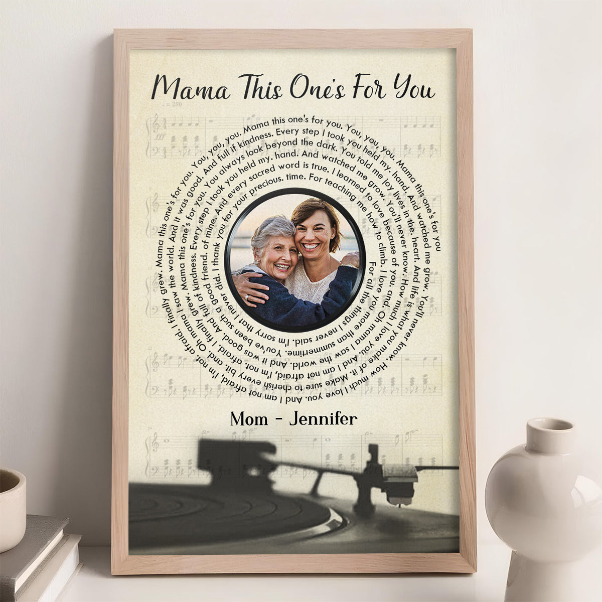This Is For You Mom - Personalized Poster