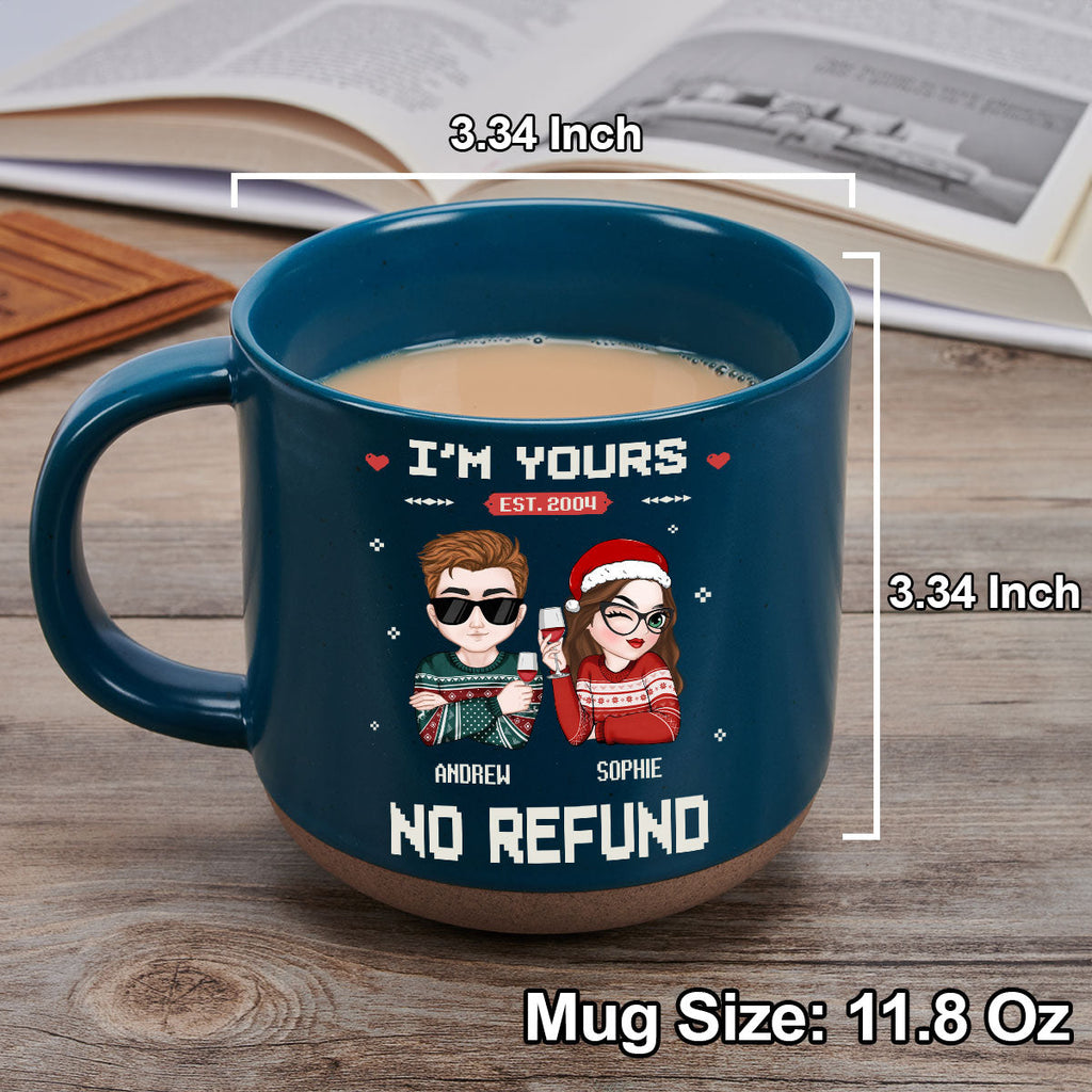 Custom Anniversary Keepsake Gifts For Couple • I Am Yours - Personalized Pottery Mug