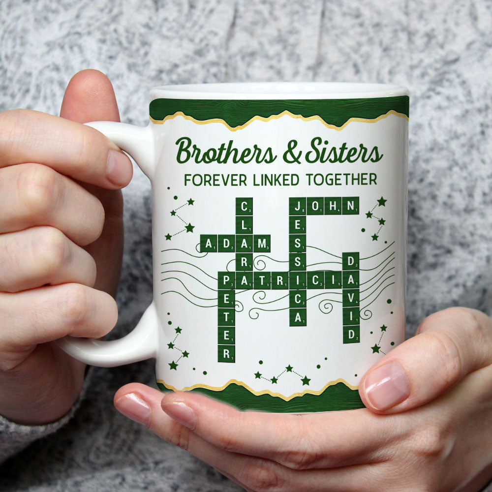 Custom Christmas & Birthday Gift for Brother & Sister • Sibling Bond - Personalized Coffee Mug