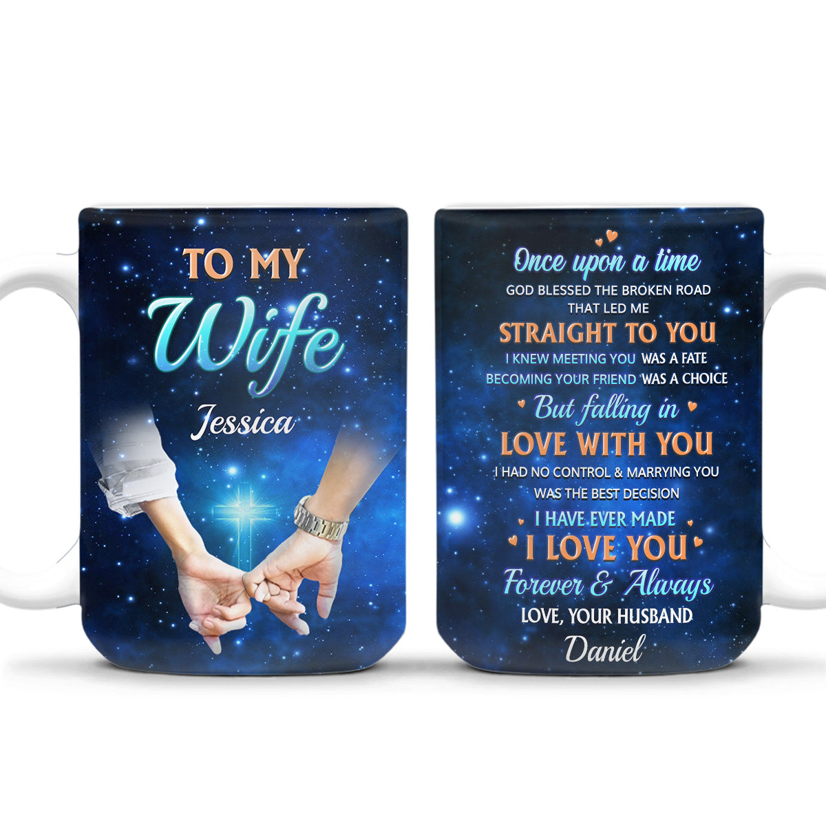Custom Anniversary Keepsake Gifts For Couple • My Fate - Personalized Coffee Mug