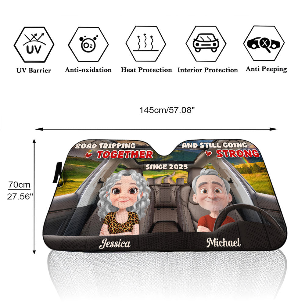 Together Forever - Personalized Car Sunshade