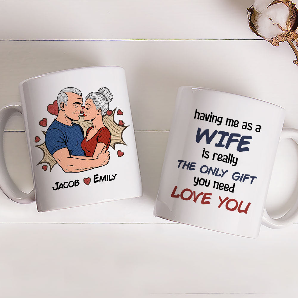 Custom Anniversary Keepsake Gifts For Couple • Only One You Need - Personalized Coffee Mug
