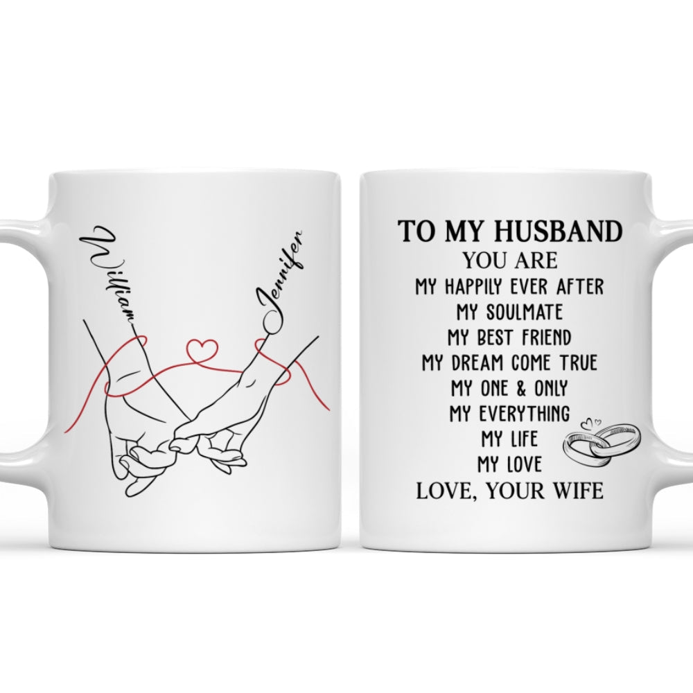 Custom Anniversary Keepsake Gifts For Couple • My Life My Love - Personalized Coffee Mug