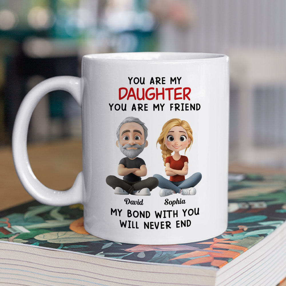 Custom Christmas & Birthday Gift for Daughter • Daddy And Daughter - Personalized Coffee Mug