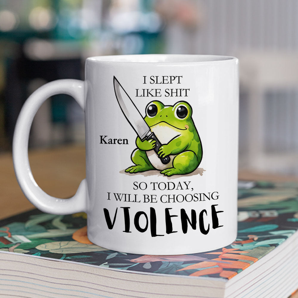 Custom Coworker, Christmas & Birthday Team Appreciation Gift • Looks Like Chaos Is On The Menu Today - Personalized Coffee Mug