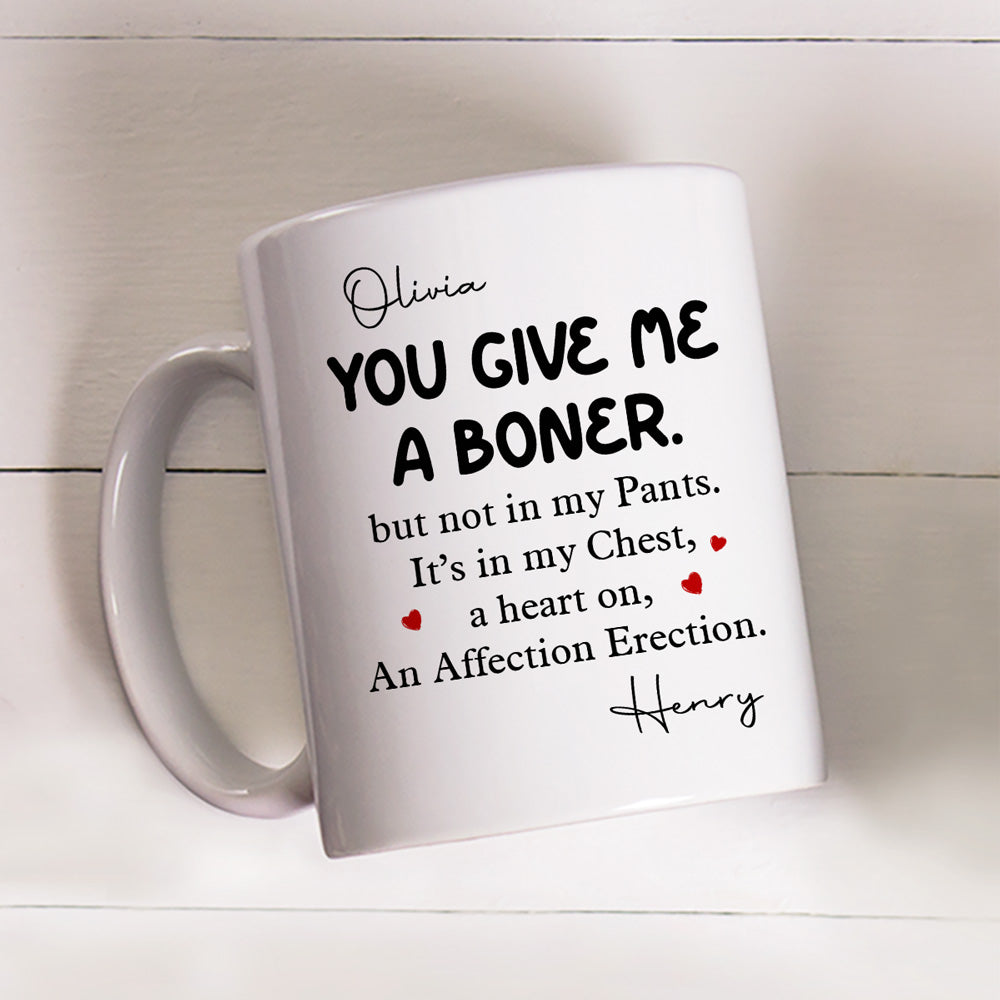 Custom Anniversary Keepsake Gifts For Couple • You Activate My Whole Heart - Personalized Coffee Mug