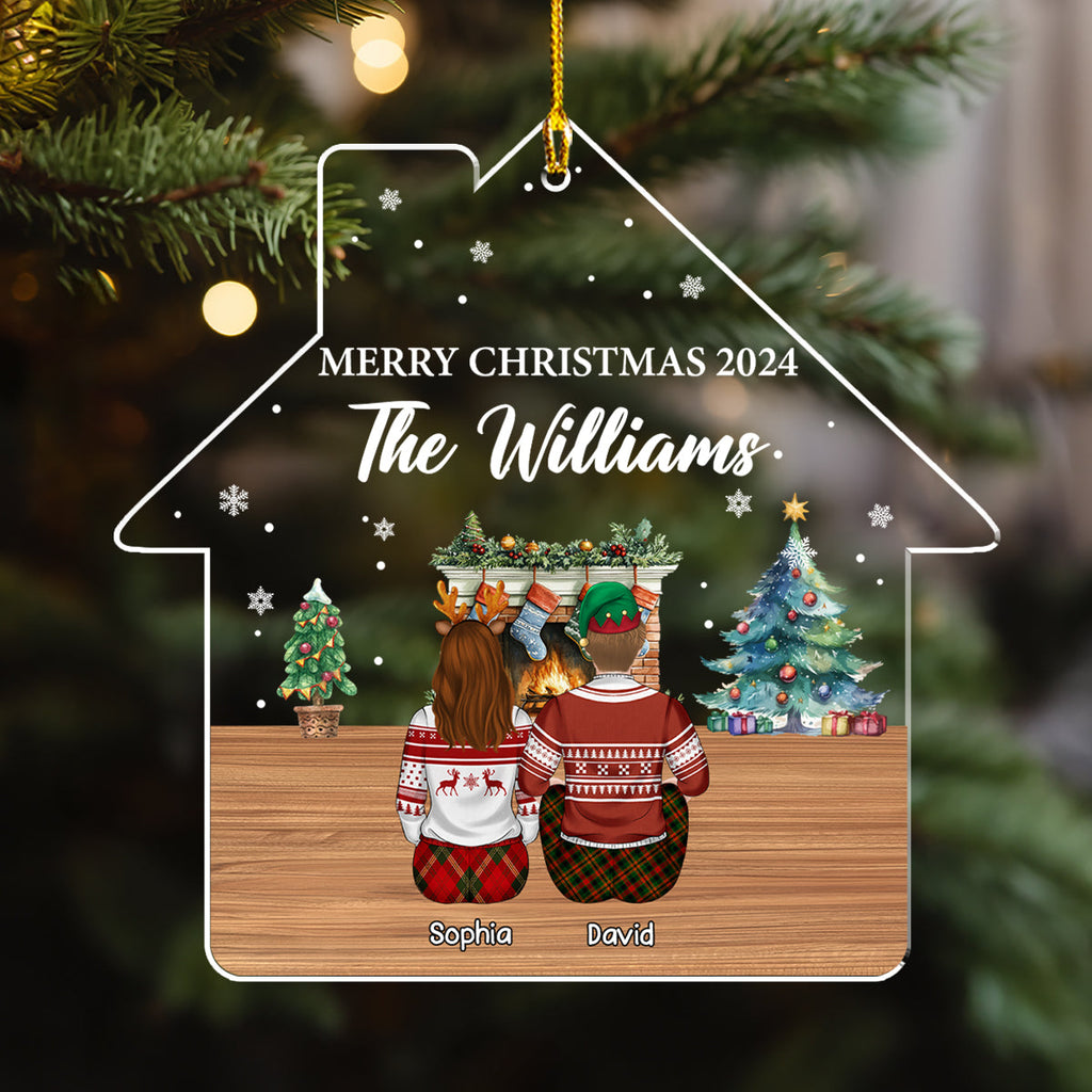 Custom Family Ornament, Christmas Gift for Family Members •  Family Reunion Christmas - Personalized Acrylic Ornament