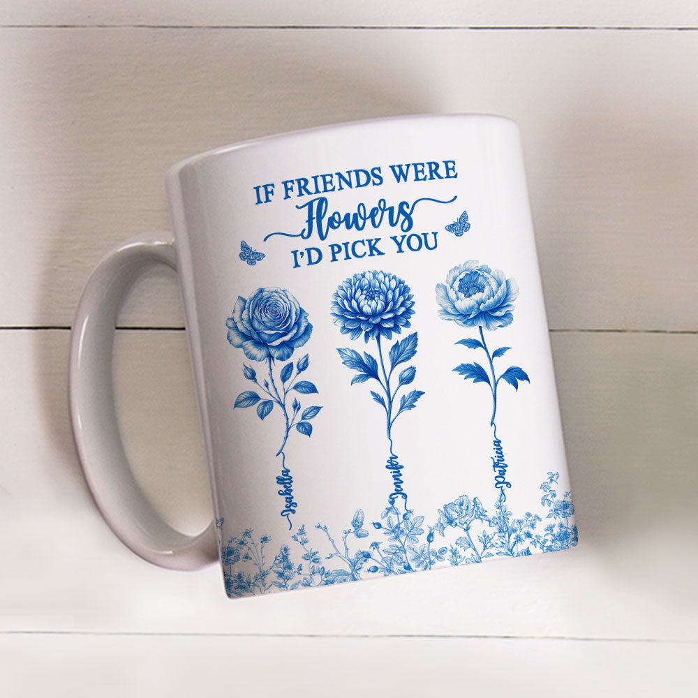 Custom Best Friend, Christmas & Birthday Friendship Keepsake Gift • I Would Pick You - Personalized Coffee Mug