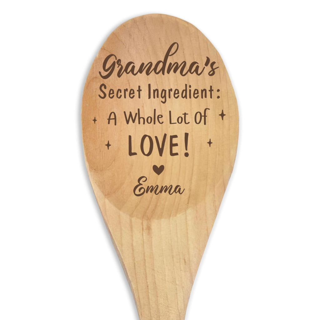 Secret Ingredient - Personalized Engraved Wooden Spoon