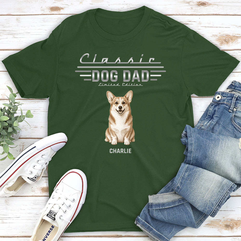 Custom Christmas & Birthday Keepsake Gift • Classic Dog Dad - Personalized Shirt - Sweatshirt