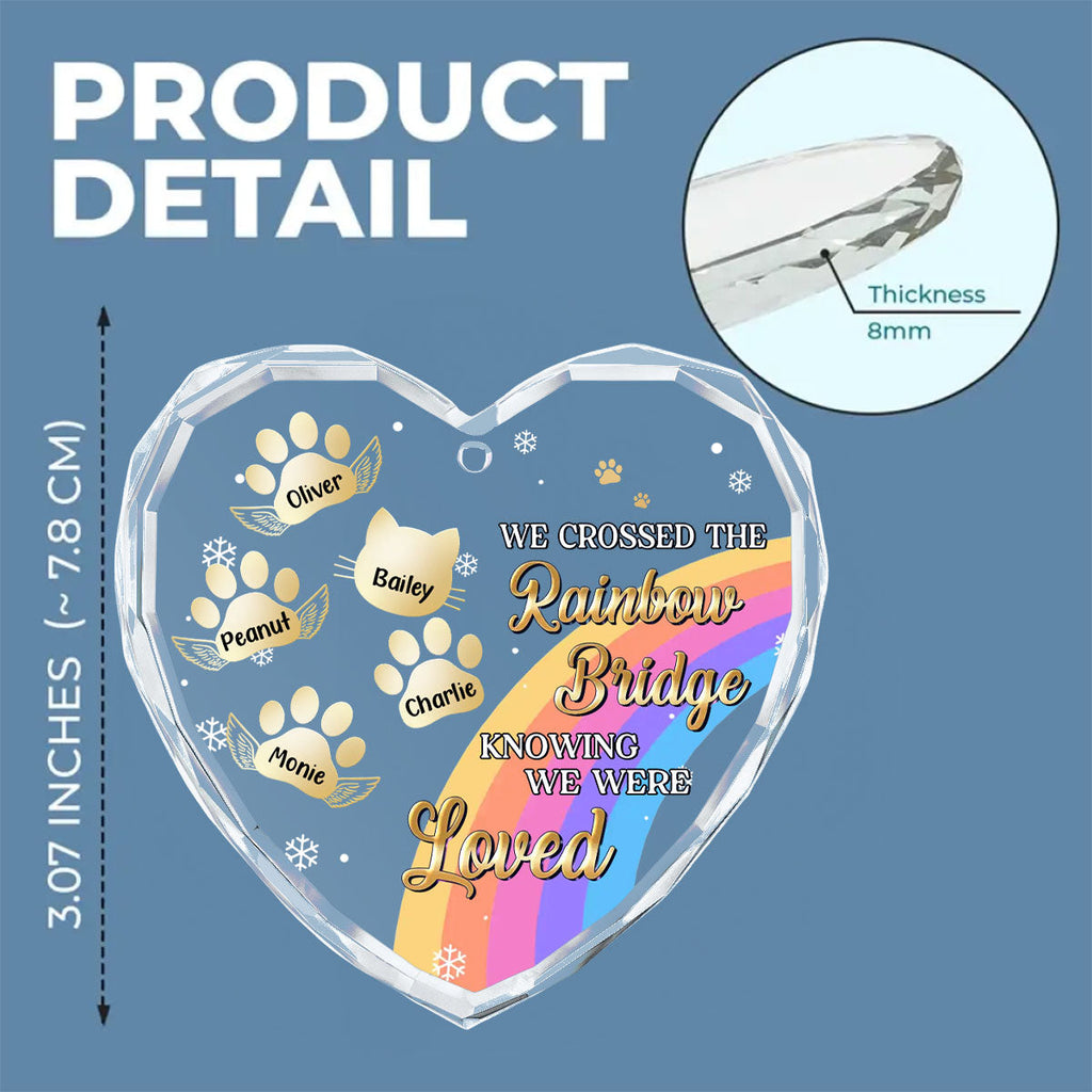 Custom Keepsake Christmas Ornament •  I Was Loved - Personalized Glass Ornament