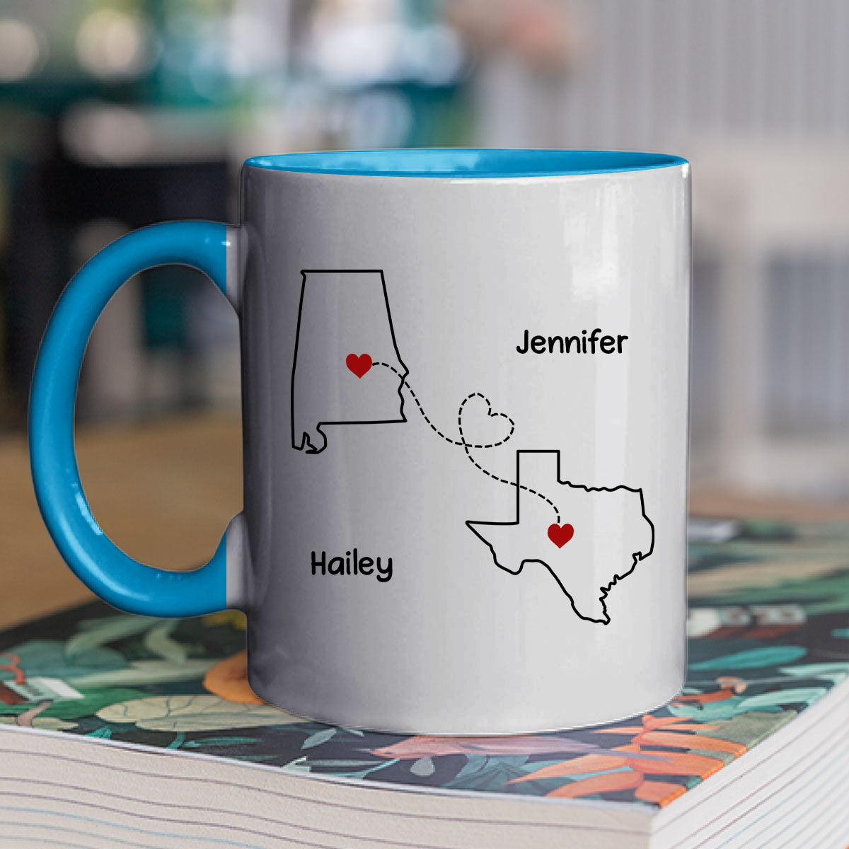 Custom Best Friend, Christmas & Birthday Friendship Keepsake Gift • I Miss You Bitch- Personalized Accent Mug