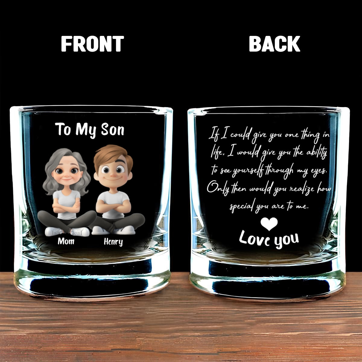 You Are Special - Personalized Whiskey Glass