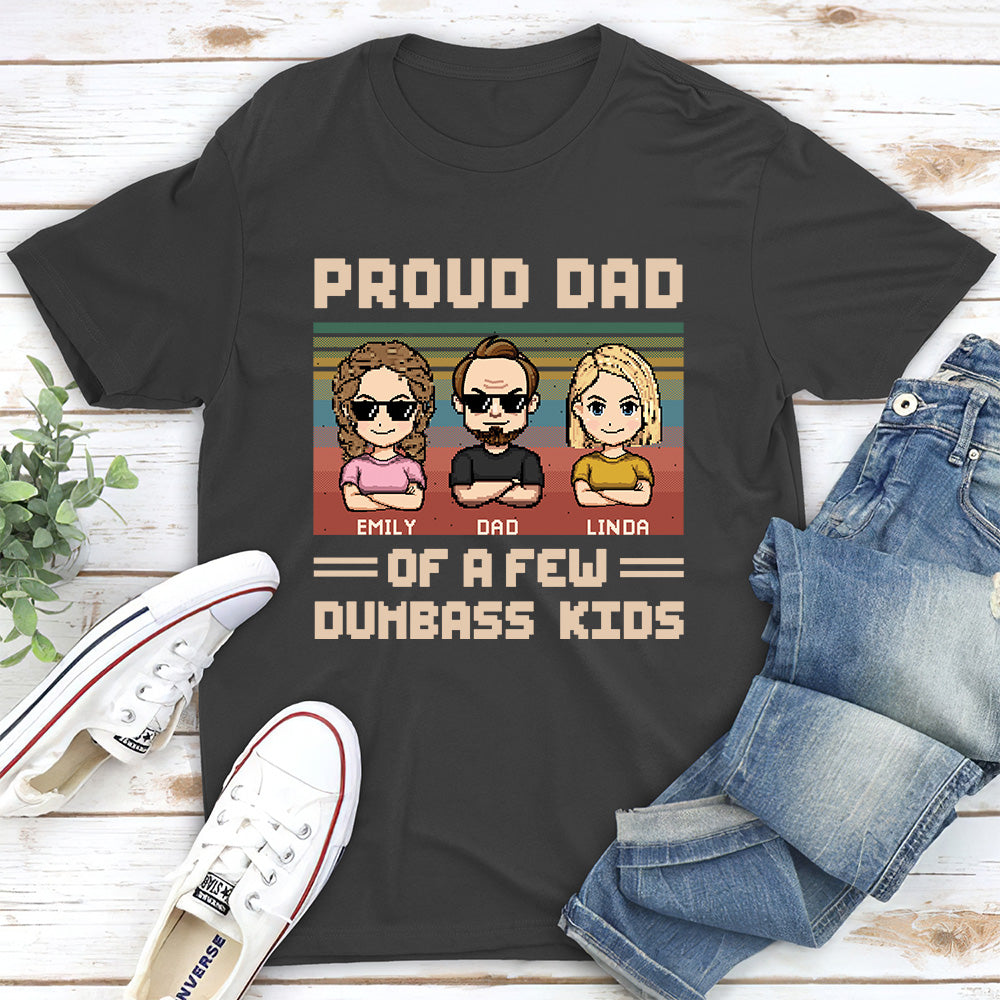 Custom Father's Day, Special Gift for Dad & Grandpa • Proud Dad Of A Few Kids - Personalized Shirt