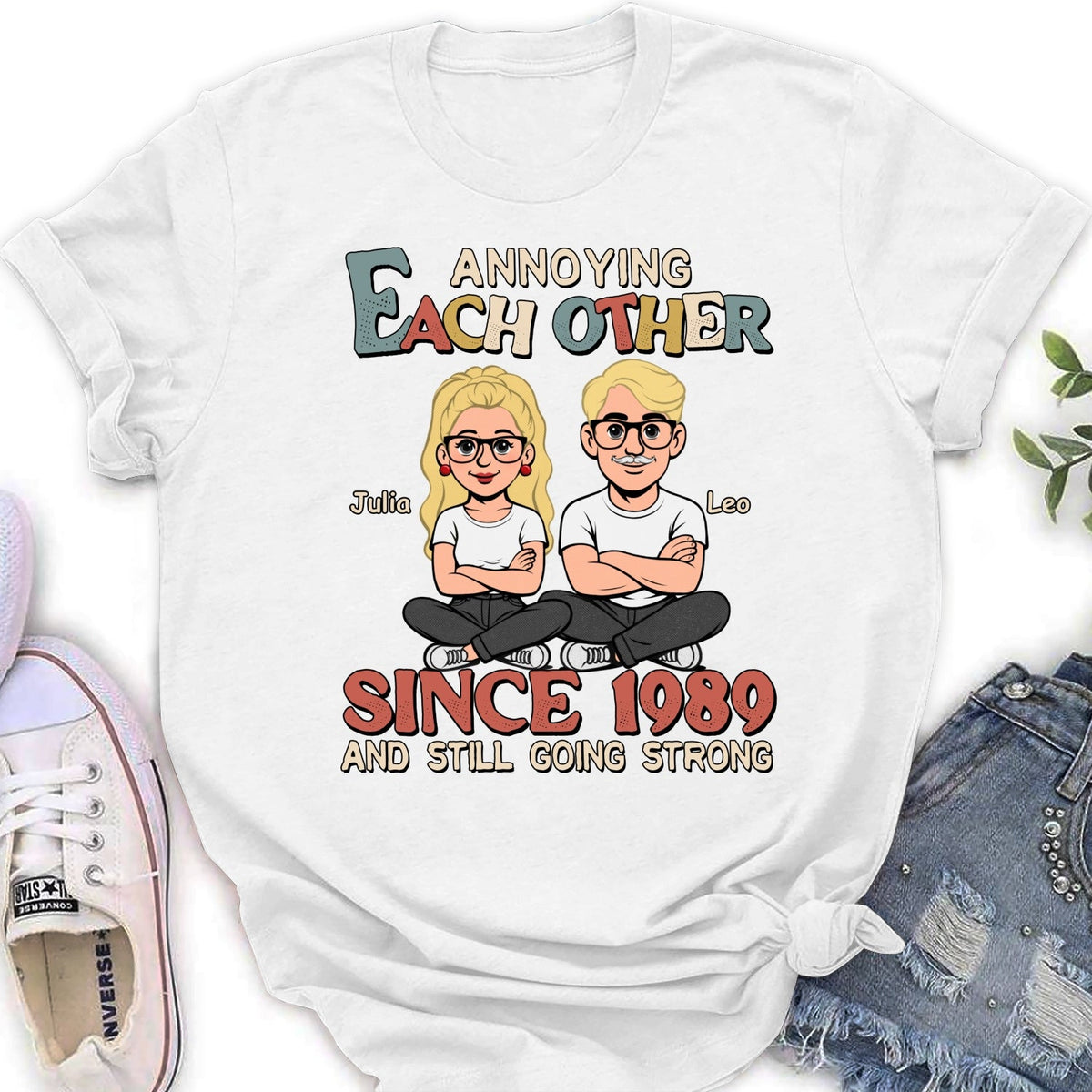 Custom Anniversary Keepsake Gifts For Couple • Love You Forever Version 2 - Personalized Shirt